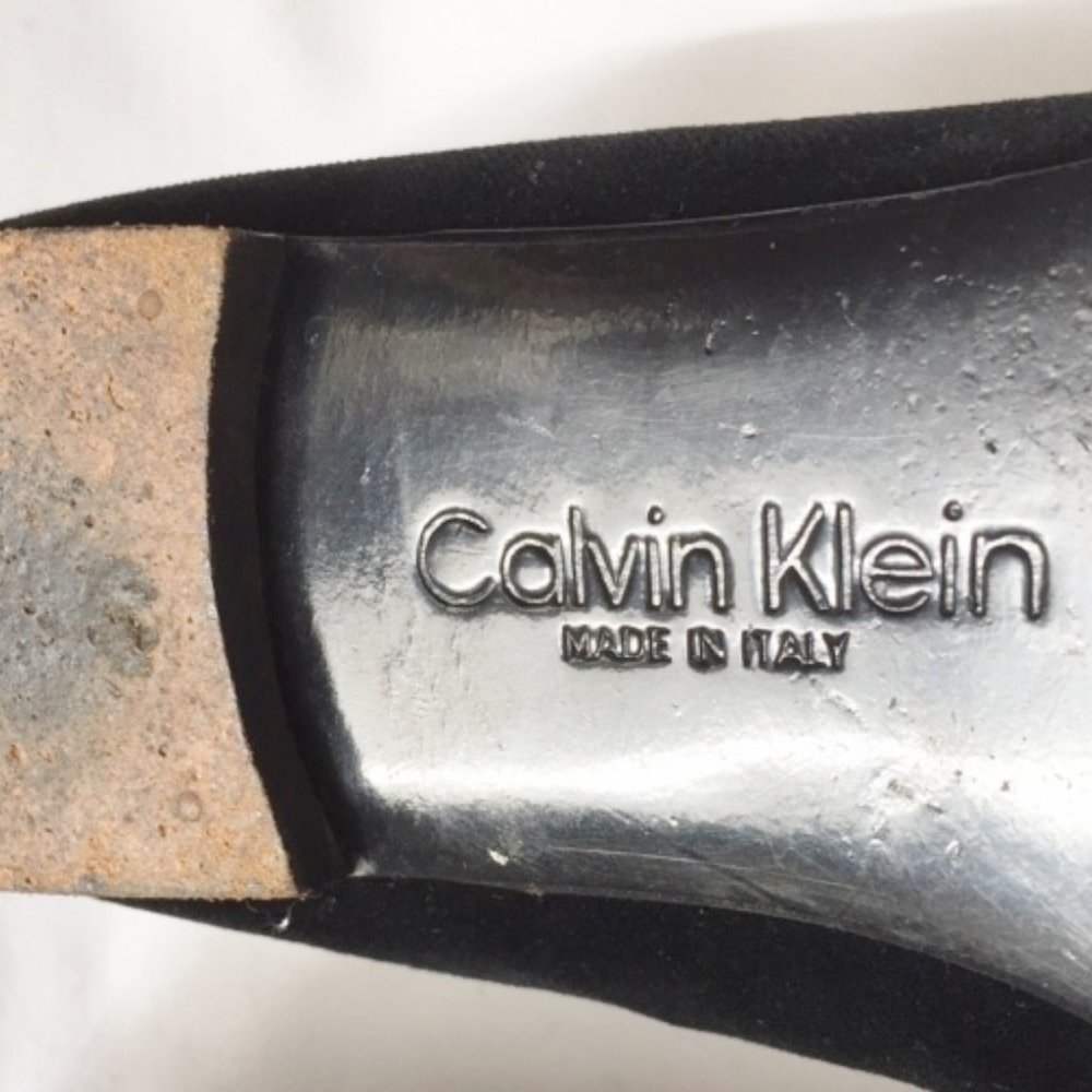 Vintage Calvin Klein Velvet Tuxedo Tassel Shoes - Picture 8 of 10